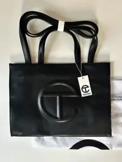 TELFARブラック ロゴトートバッグ 保存袋付き 2025年最新】telfar bag テルファートートバッグの人気アイテム