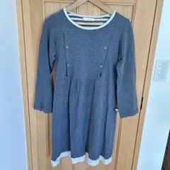 犬印本舗 マタニティ パジャマ 授乳口付き グレー