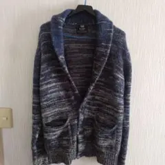BEAMS HEART カーディガン L ネイビー系
