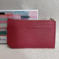 【スキミング防止】カードケース ミニ財布 ピンク 薄型