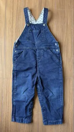 Petit Bateau デニムオーバーオール
