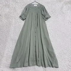 Vin ヴァン torrazo donnaコットン ロングワンピースのサムネイル