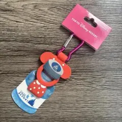 ディズニー ミニー ペットボトルホルダー カラビナ付き