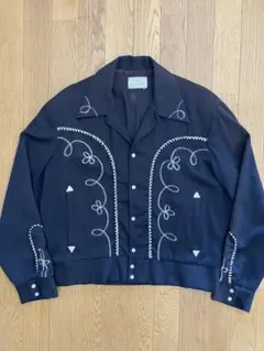 50s H BAR C レーヨン100% ウエスタン　ジャケット　ジョニーデップ