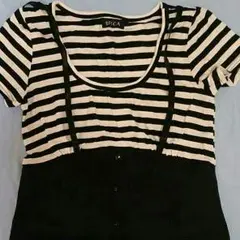 激安★ボーダートップス