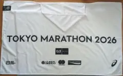 未使用 東京マラソン2026 完走記念 ポンチョ アシックス