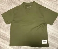 【美品】JIL SANDER+ オリーブ色 Tシャツ 正規品