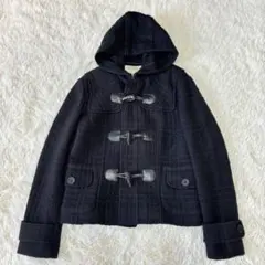 美品✨バーバリー メガチェック ダッフルコート ウール ブラック ウール ダッフルコート (ブラック) - メンズ, ウール | Burberry