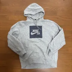 【お値下げ！】 NIKE SB グレー スウェットパーカー Lサイズ