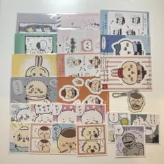 ちいかわ まとめ売り ハチワレ うさぎ ステッカー カード キーホルダー
