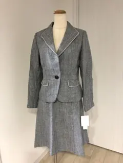 51新品kroneクローネラメ入りJKワンピースSKスーツ3点11号入学式卒業式