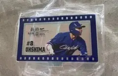 中日ドラゴンズ　ミニアクリルスタンド　ビジター　大島洋平