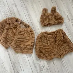 スリーコインズ　節分　セットアップ　パンツ 80〜100 キッズ　鬼のパンツ