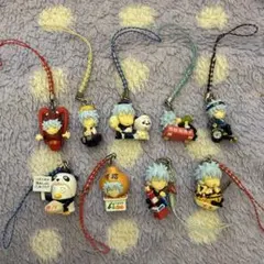 套組 銀魂 坂田銀時 定春 伊麗莎白 吊飾 地方限定 鑰匙圈