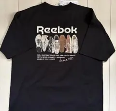 新品　 Lサイズ　Reebokリーボック　半袖Tシャツ　バックプリント　ドライ黒のサムネイル