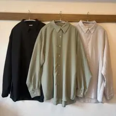GU シアーオーバーサイズシャツ　3枚セット