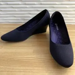 ❀美品 ビバイア VIVAIA パンプス 35 22cm 紺 ネイビー ❀美品 ビバイア VIVAIA パンプス 35 22cm 紺 ネイビー 【公式通販】