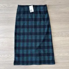 【S】H&M チェックタイトスカート