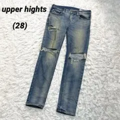 upper hights アッパーハイツ　スキニーダメージデニムパンツ　y2kのサムネイル