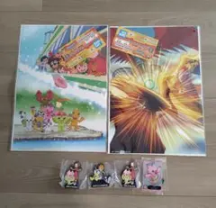 一番くじ デジモンシリーズ -光と闇の衝突-　クリアポスター ラバースタンド