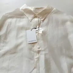 LIP SERVICE シャーリング シアー ブラウス シャツ ふんわり