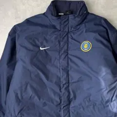15645 NIKE 00's インテル 刺繍ロゴ サッカー 中綿ジャケット