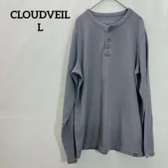 CLOUDVEIL グレー Tシャツ 【M】 柔らか素材 シンプル