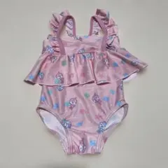 ベビー水着 女の子 フリル付き 80