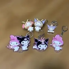 宇佐美　マイメロ　クロミ　キーホルダー