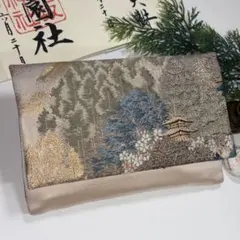 163 【直感で選ぶ一点物】御朱印帳ケース 御朱印帳袋 数寄屋袋 マルチポーチのサムネイル