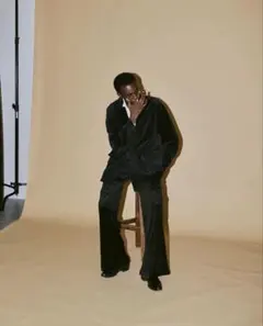【soerte】Wide straight velvet pantsのサムネイル