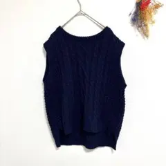 GU (M) ニット ベスト ノースリーブ ジレ ビスチェ レディース