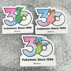 韓国限定】ポケモン 30周年記念 ステッカー 7枚セット バラ売り可能