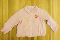 familiar チェック柄長袖シャツ