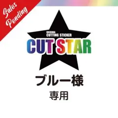ブルー様専用　カッティングステッカーシート　オーダー　切り文字　防水　看板　制作