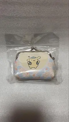 ポムポムプリン　がま口　ポーチ　ミニ