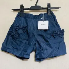 新品　BeBe べべ　リボン付きショートパンツ　120cm