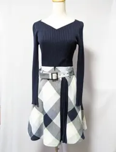 ブルーレーベルクレストブリッジ　ドッキングワンピース　38