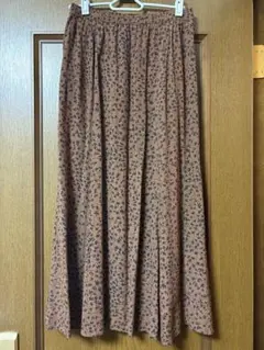 Spick and Spanスピック&スパン　小花柄ロングスカート
