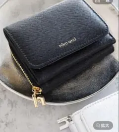 Niko and… オリジナルロゴ三つ折財布