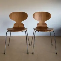 Arne Jacobsen Ant Chair 2脚セット