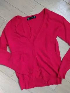 ZARA レッド カーディガン Sサイズのサムネイル