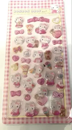 ボンボンドロップシール　キティー　ドロップシール　シール交換　未開封　硬いシール