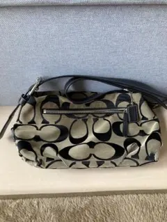 COACH ショルダーバッグ ベージュ/ブラック