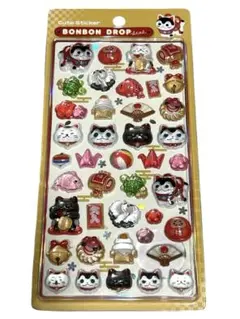 ⭐️正規品⭐️ボンボンドロップ　シール　和柄 縁起物❣️Q-LIA
