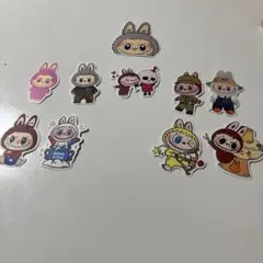ラブブ　キャラクター ステッカーセット １０枚