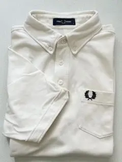 FRED PERRY ホワイト ポロシャツ M