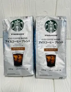 スターバックス アイスコーヒーブレンド 豆 220g 2袋のサムネイル