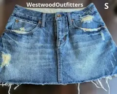 ＷestwoodOutfitters　ダメージデニムミニスカート　Sのサムネイル