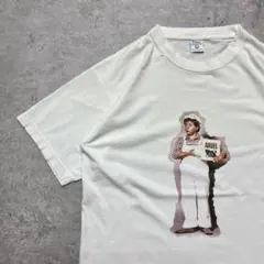 00s vintage 人物 フォト kiementine プリント Tシャツ